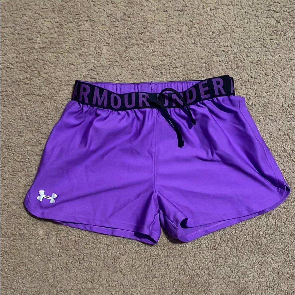 Under Armour Purple Athletic Performance Shorts